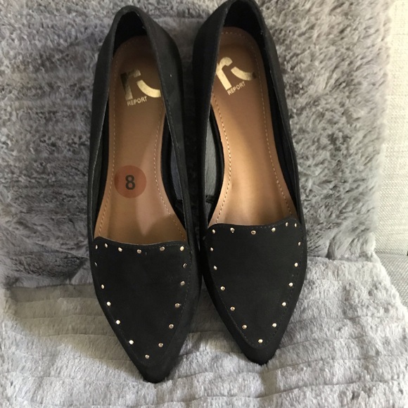 report shoes flats